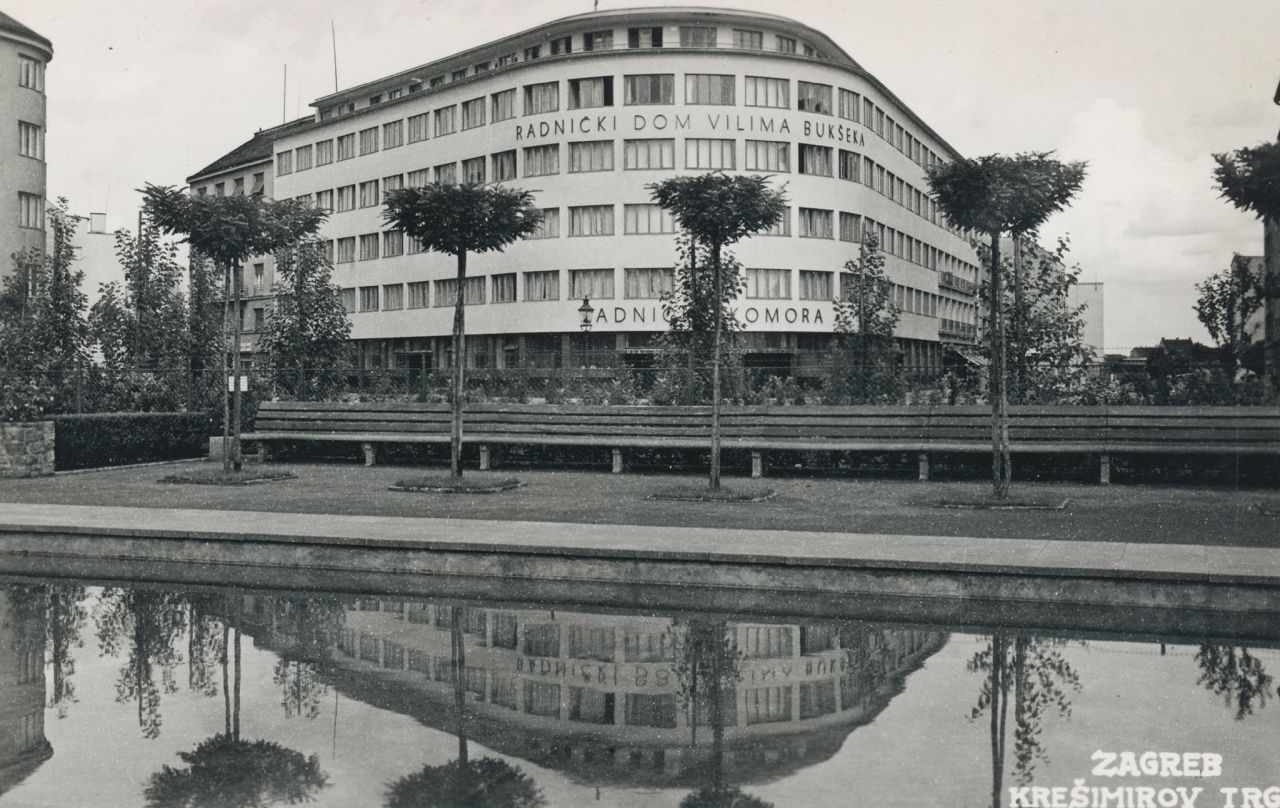 Trg kralja Petra Krešimira IV. oko 1935.-1940. godine